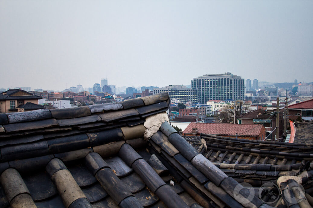 Bukchon Hanok Village Skyline