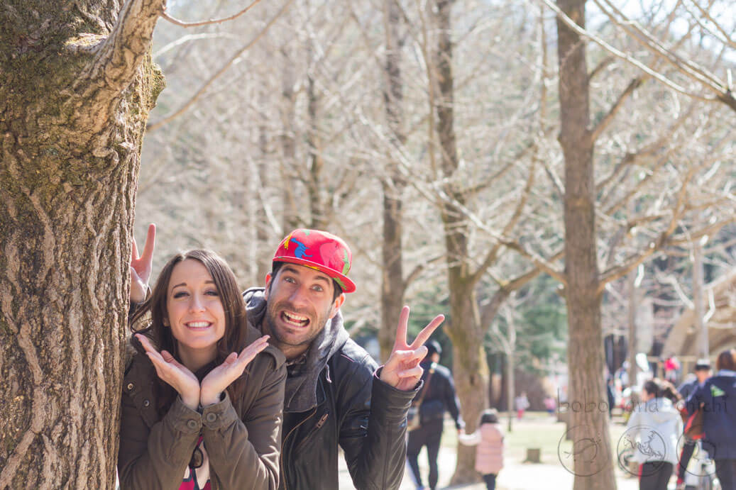 Nami Island Travel Selfies