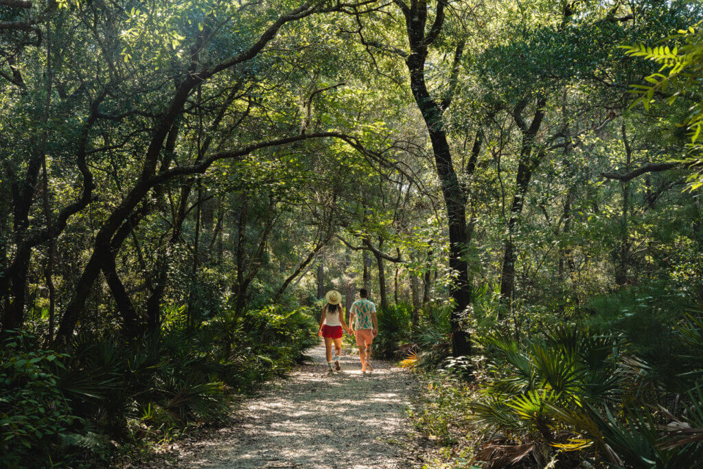 Jeff Friend Trail in Bon Secour National Wildlife Refuge in Gulf Shores Alabama