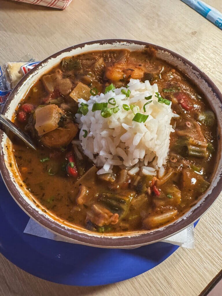 Lulus-famous-gumbo-at-Lulus-Gulf-Shores-in-Alabama