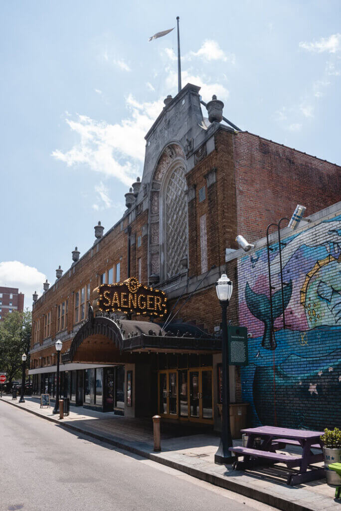 Saenger Theater in Old Dauphin Way Historic District in Mobile Alabama