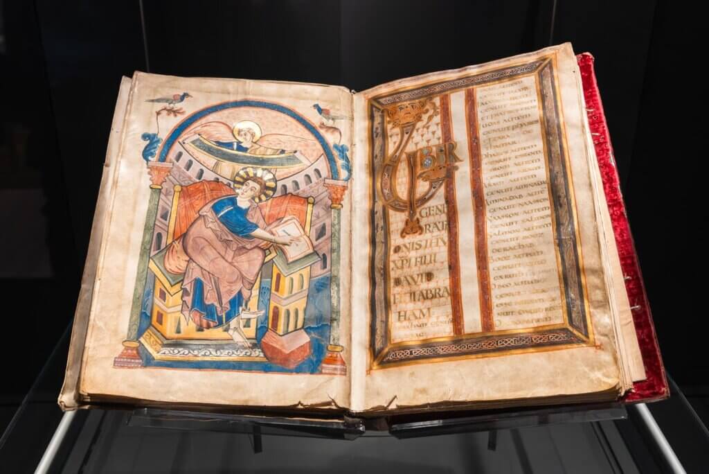 Codex Egberti in Treasury of the City Research Library in Trier Germany
