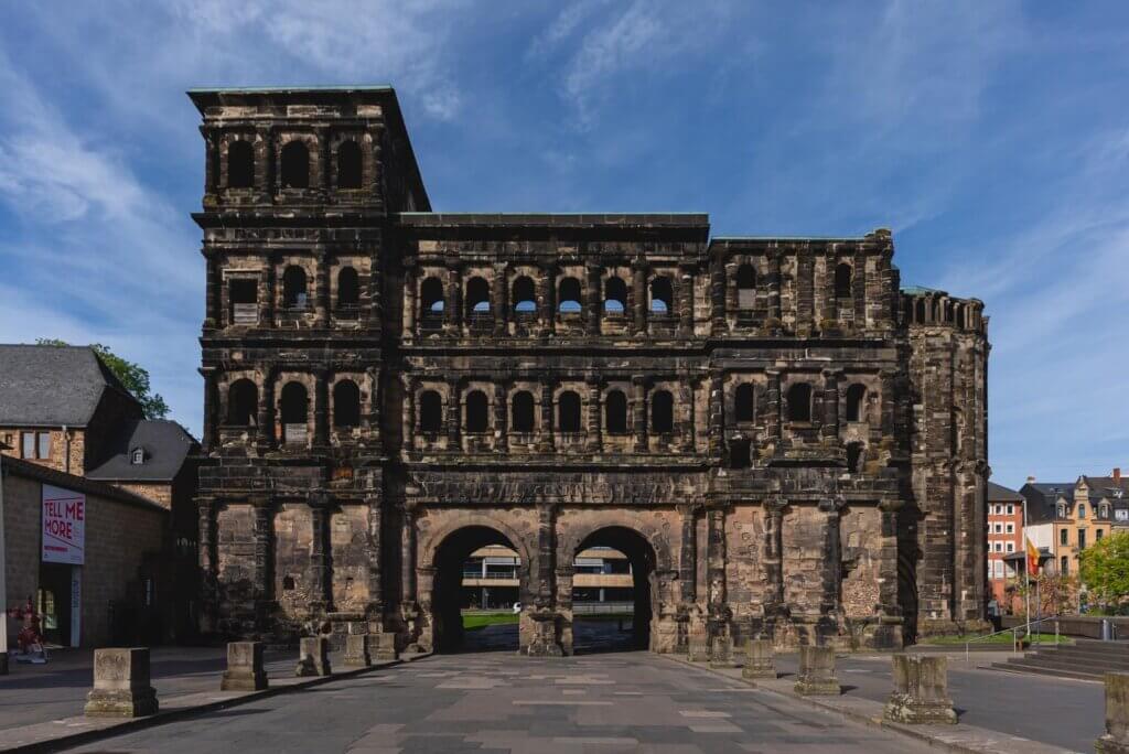 Roman Ruins in Trier the Porta Nigra Gate in Germany