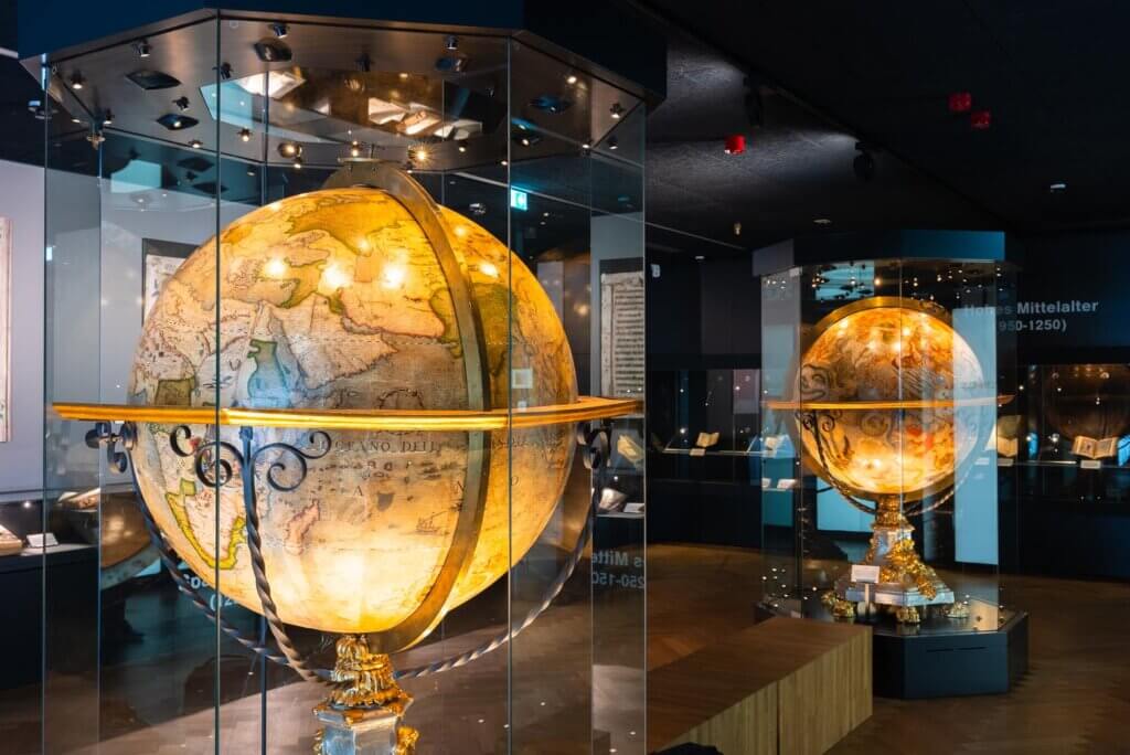 Treasury of the City Research Library Coronelli Globes in Germany