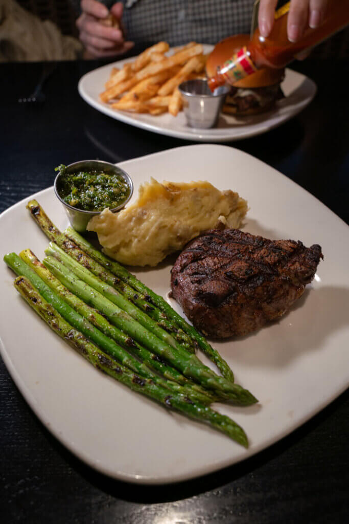Dinner at Spring at the Artesian in Sulphur Oklahoma