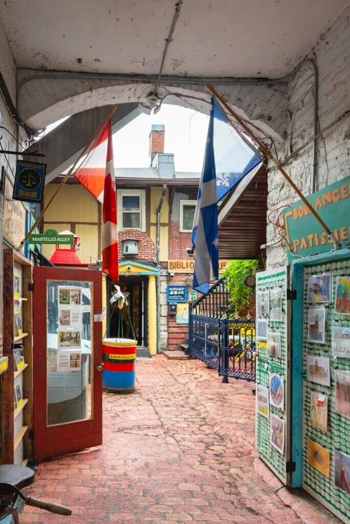 Martello Alley in Kingston Ontario