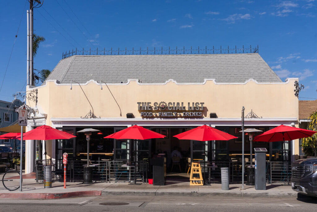 The Social List on Retro Row in Long Beach California