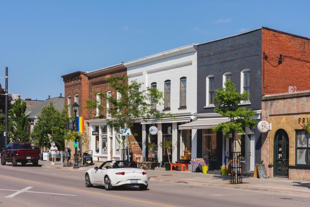 downtown Picton Ontario in Prince Edward County