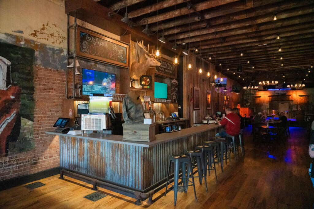 inside Ole Red in Tishomingo Oklahoma