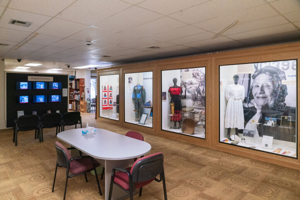inside the Chickasaw Council House Museum in Tishomingo Oklahoma