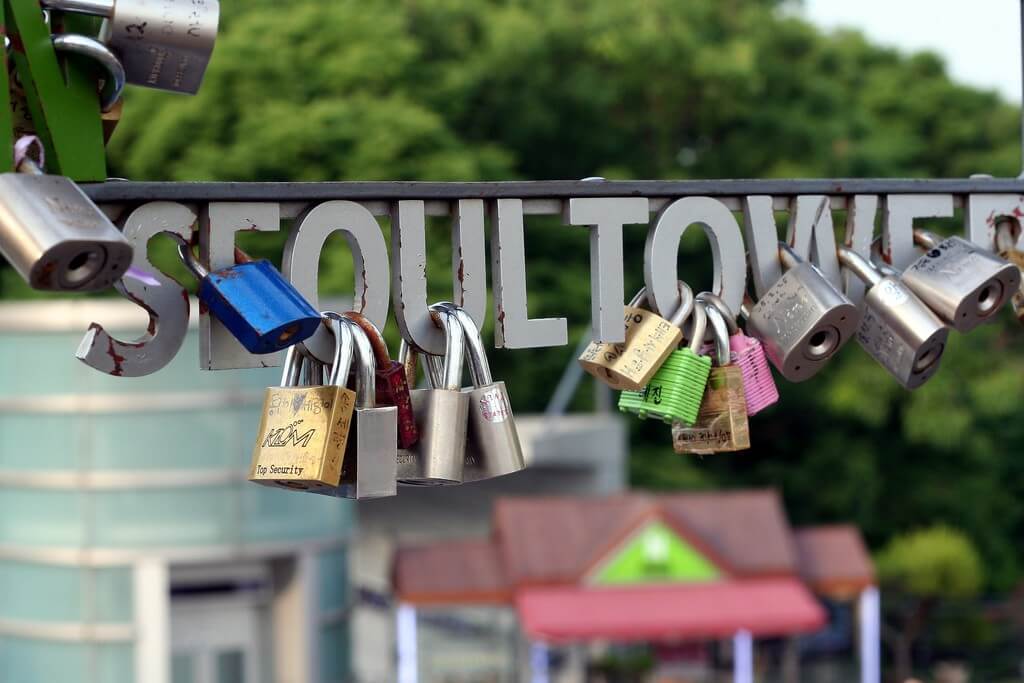 Seoul Tower Love Locks