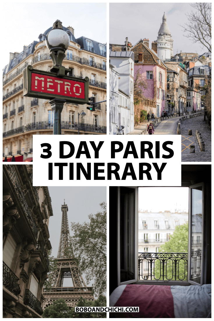 how to spend 3 days in paris