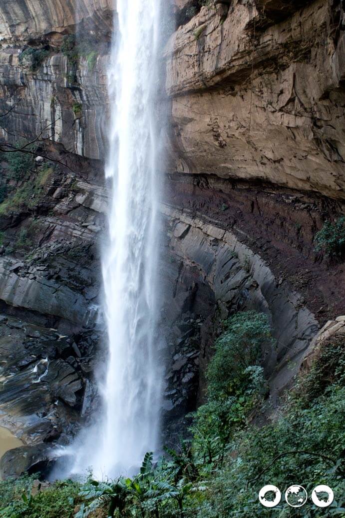 Tad Lo waterfall in Bolaven Plateau