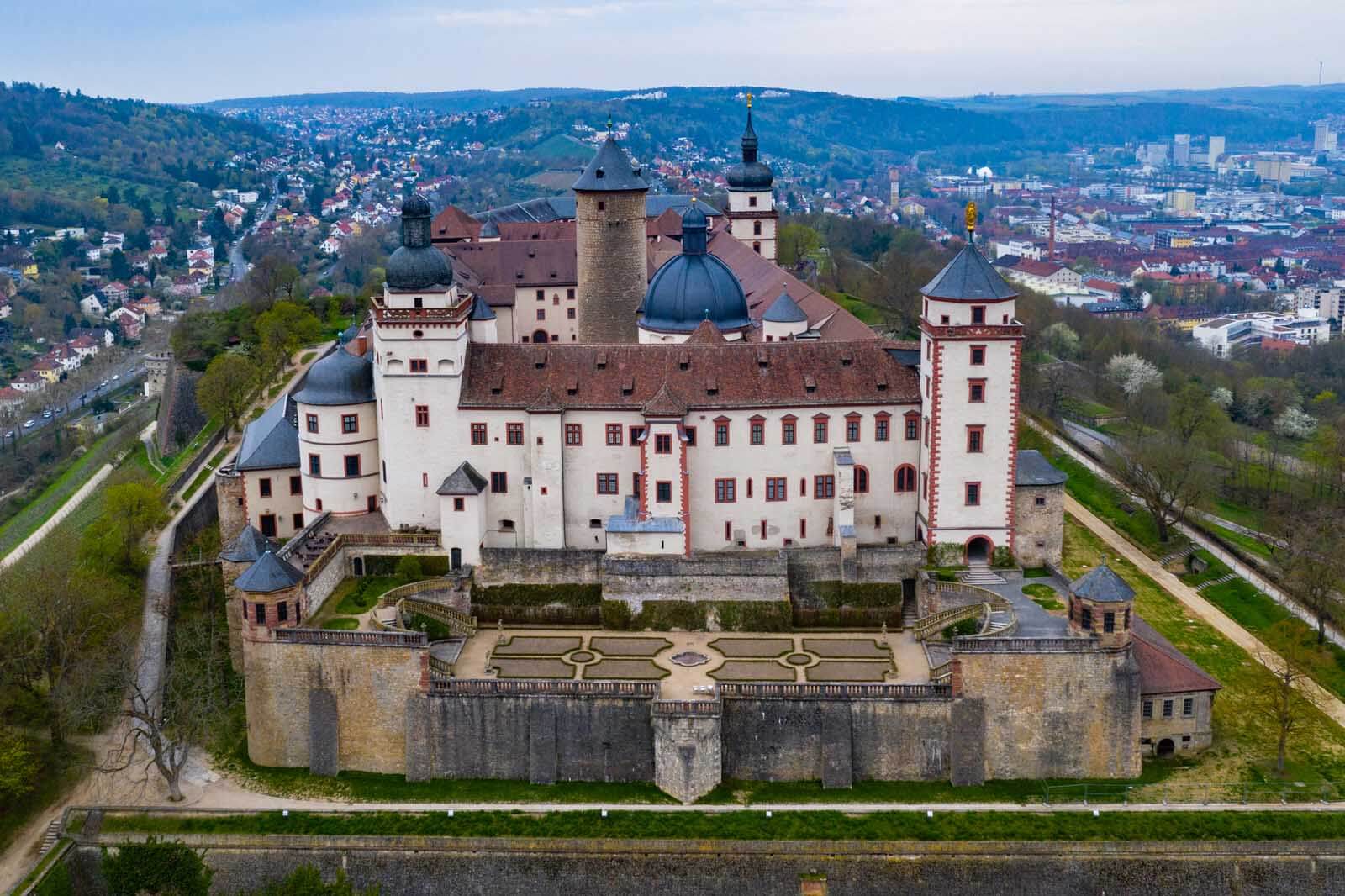 Fortress Marienberg in Würzburg Germany 