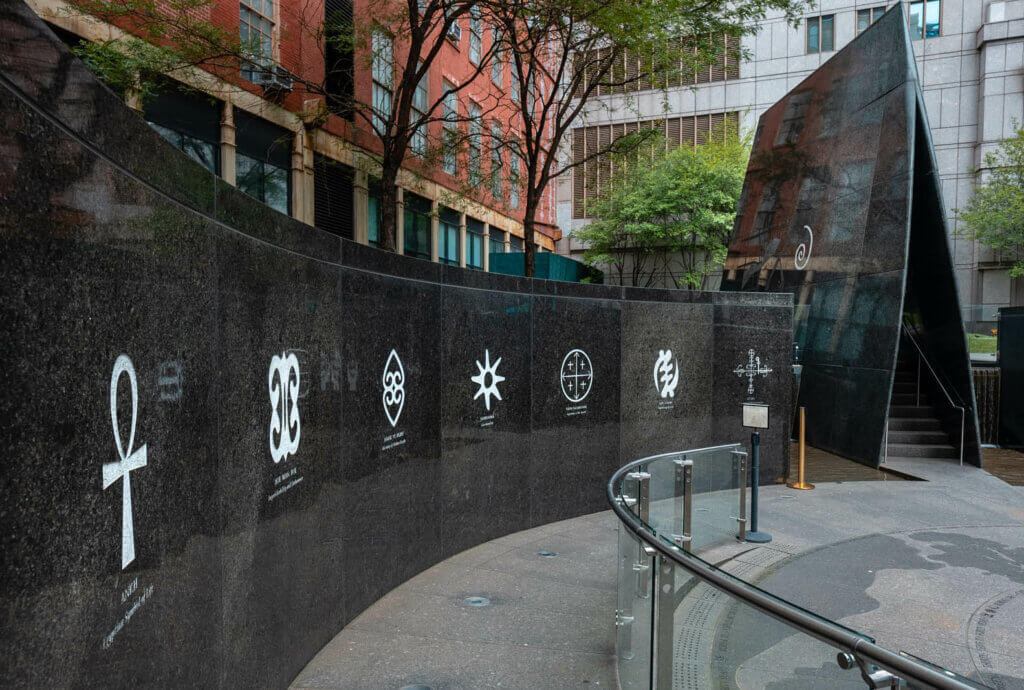 African Burial Ground National Monument in Lower Manhattan