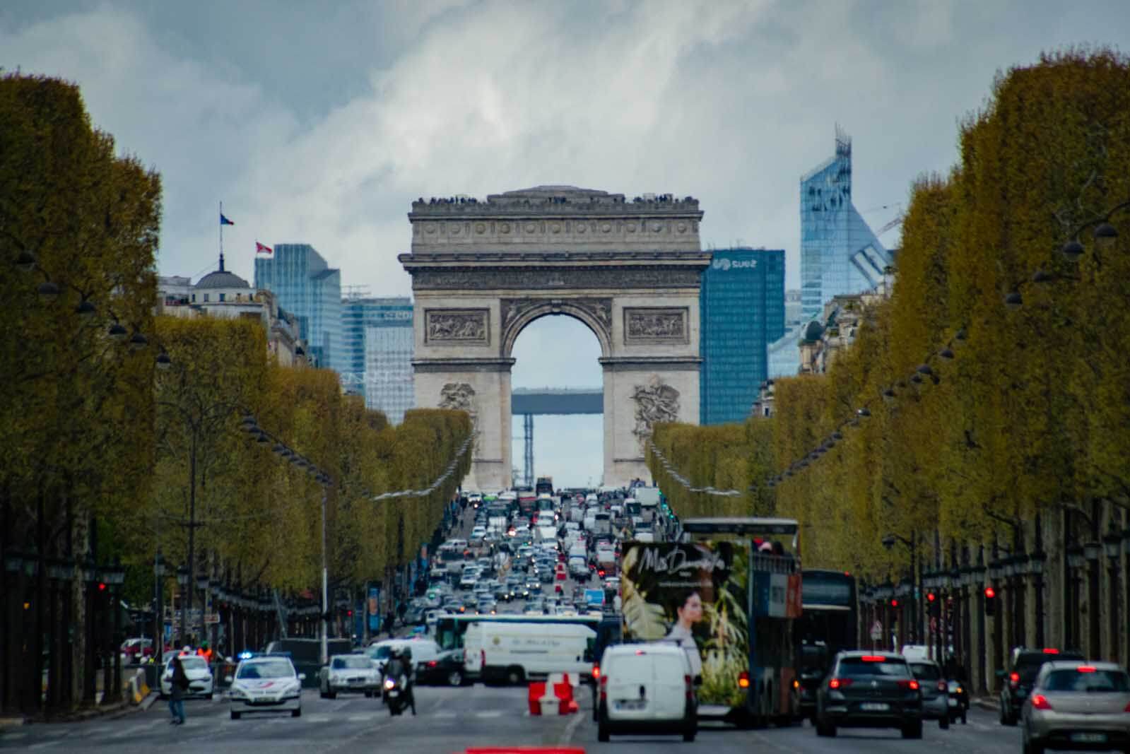 Arc de Triomphe in Paris France