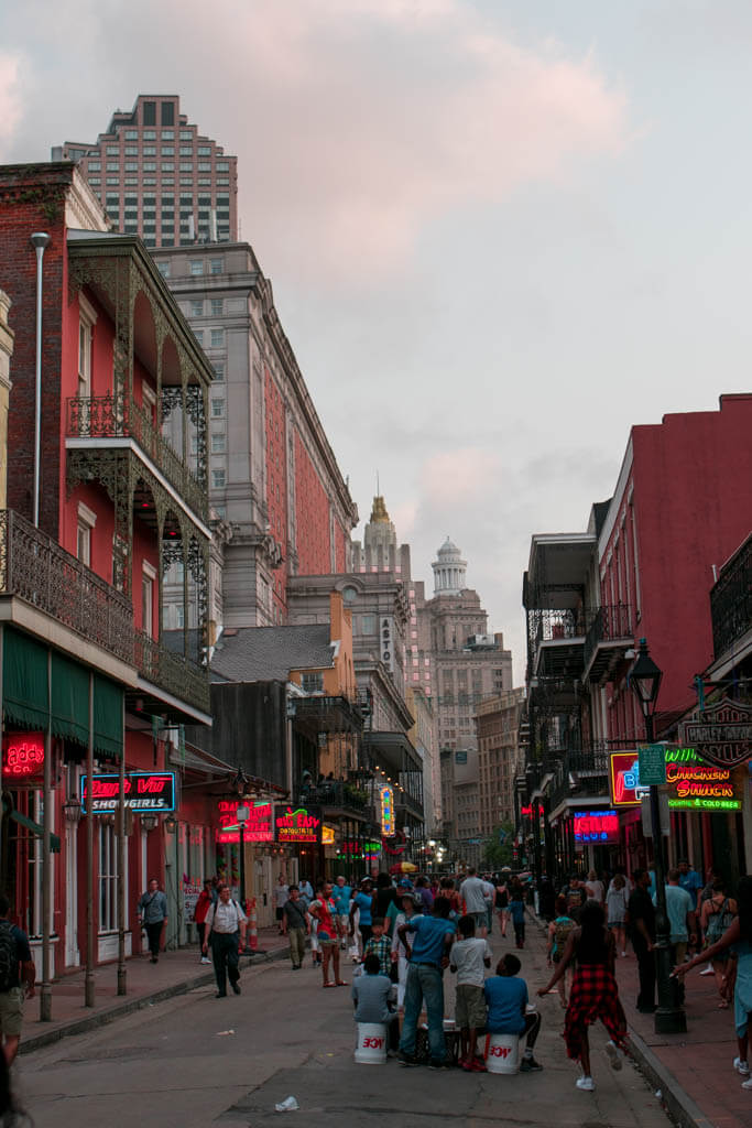 Bourbon Street in New Orleans