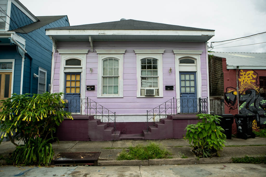 Shotgun Home in Marigny in New Orleans