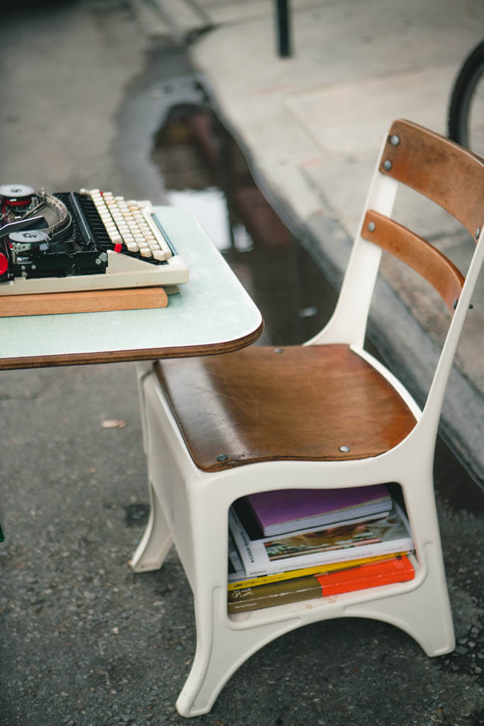 Typewriter in New Orleans