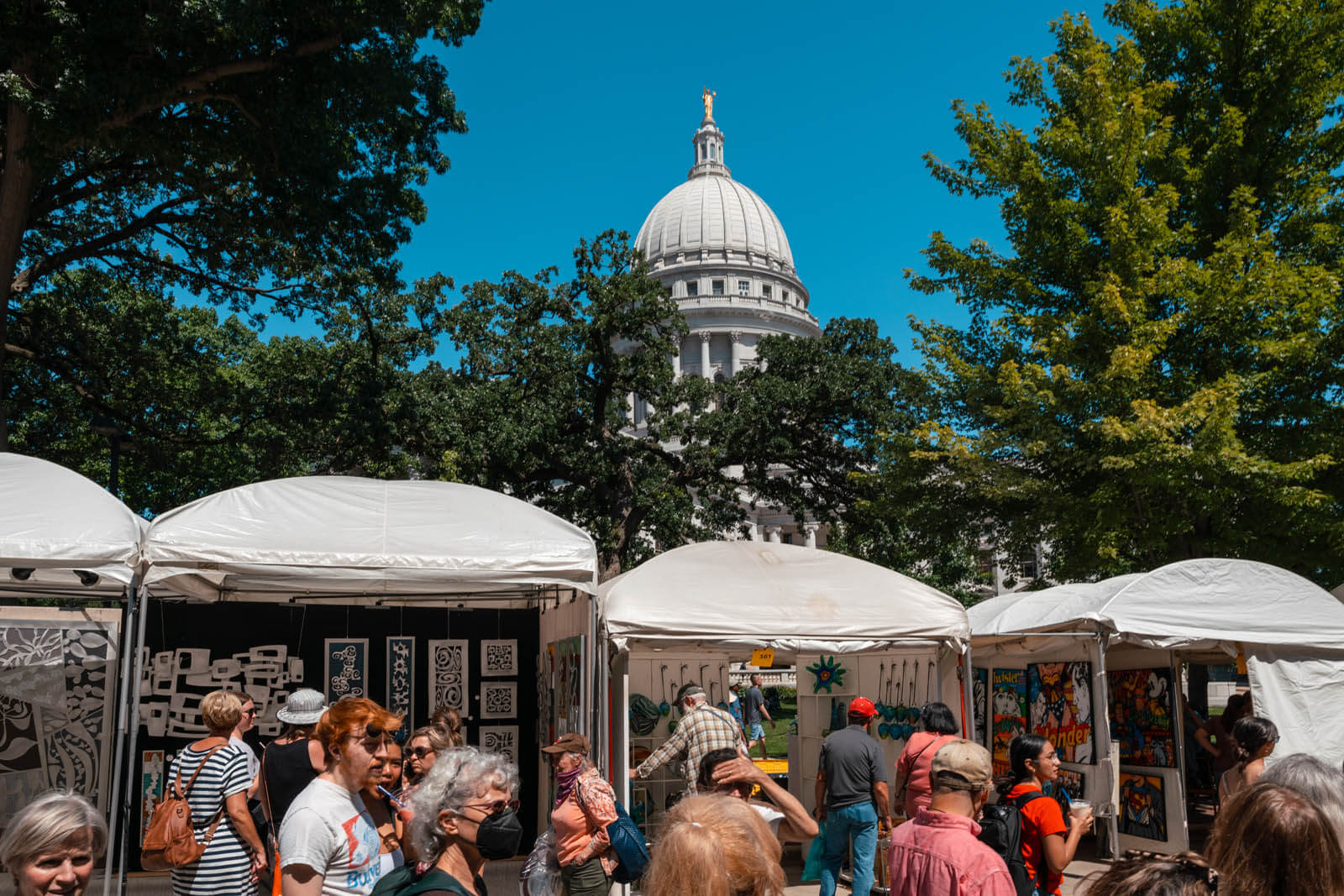Art Fair on the Square in Madison Wisconsin
