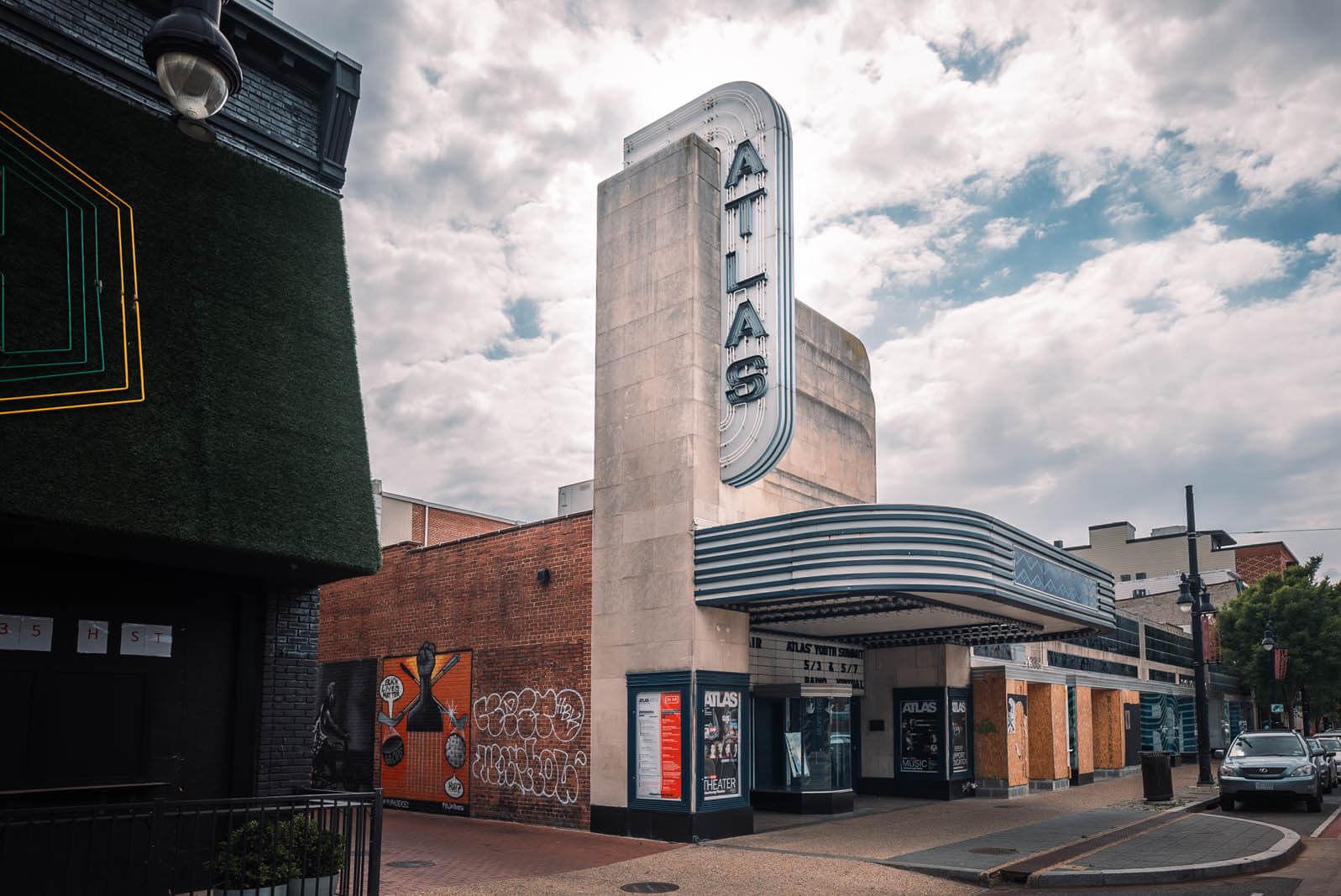 Atlas Theater in H Street Corridor in Washington DC