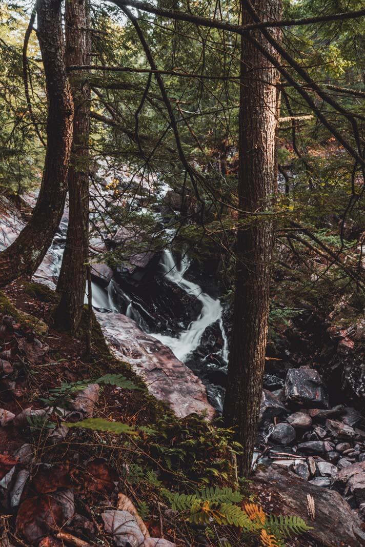 Auger Falls near the Adirondack town of Wells New York