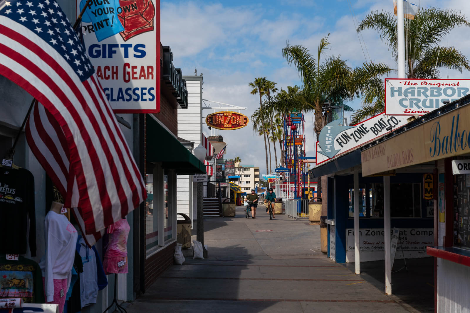 Balboa Fun Zone in Newport Beach California