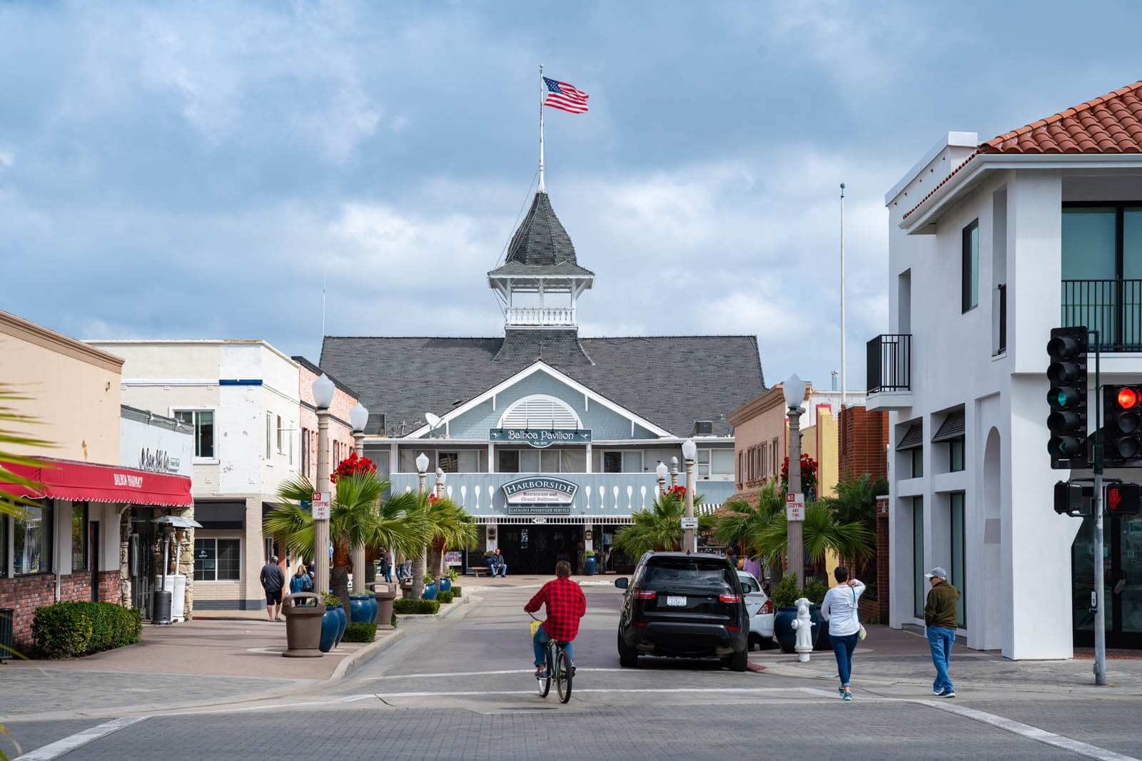 Balboa Pavilion in Newport Landing in Newport Beach California