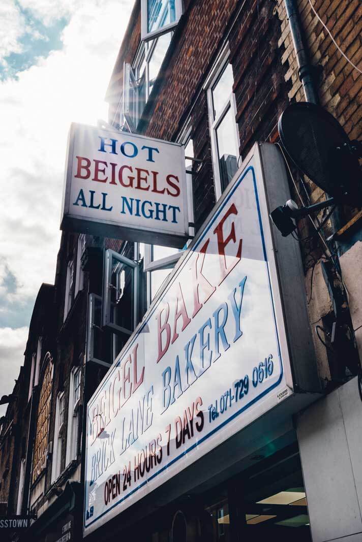 Beigel Bake on Brick Lane in London