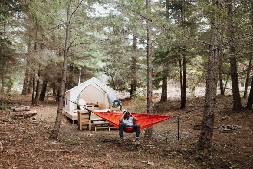 Go camping in Upstate New York