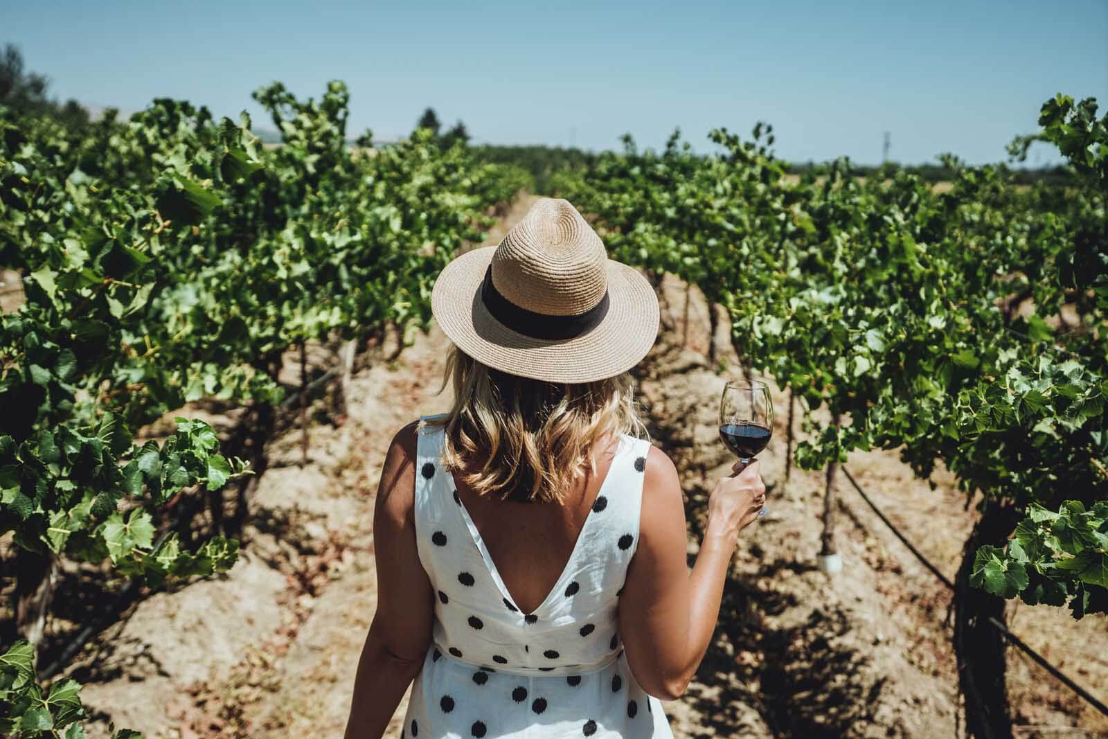 Megan at Bonair Winery in Yakima Valley