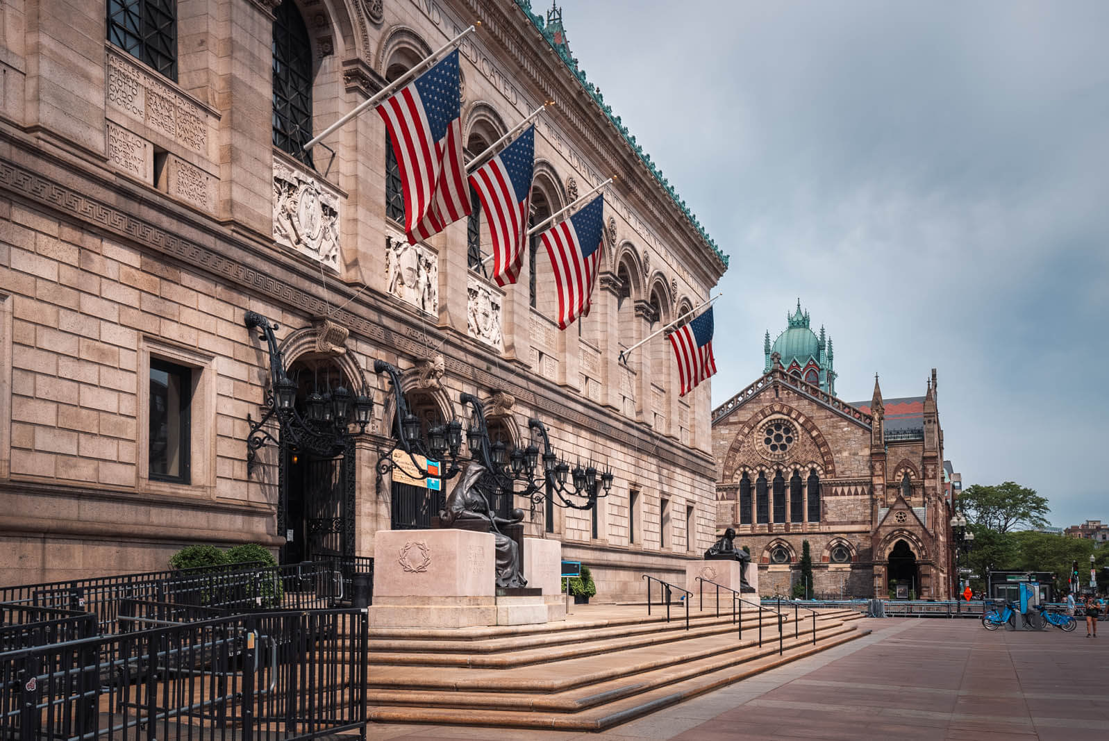 Boston Public Library in Copley Square