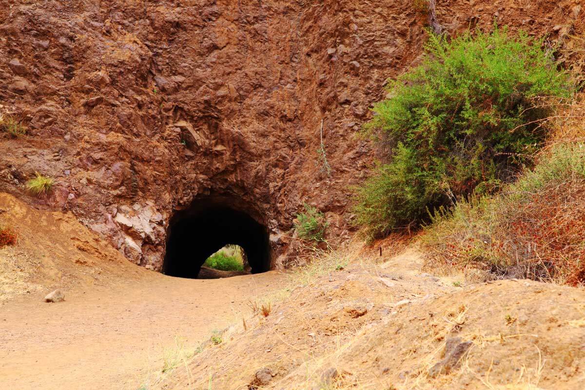 Bronson-Cave-aka-Bat-Cave-on-Brush-Canyon-Trail-in-Griffith-Park-in-Los-Angeles-California