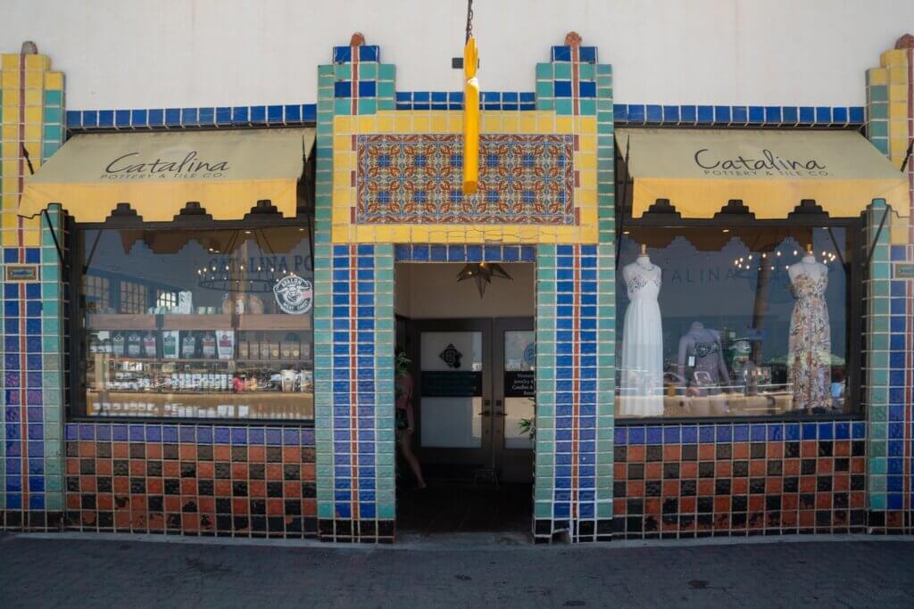 Catalina Pottery and Tile Co in downtown Avalon on Catalina Island