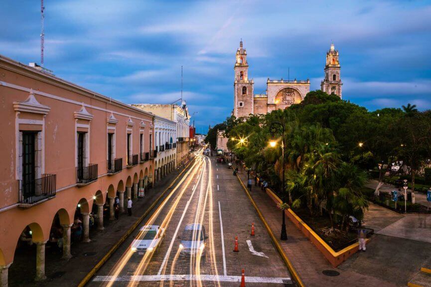 Palacio Municipal view of Merida