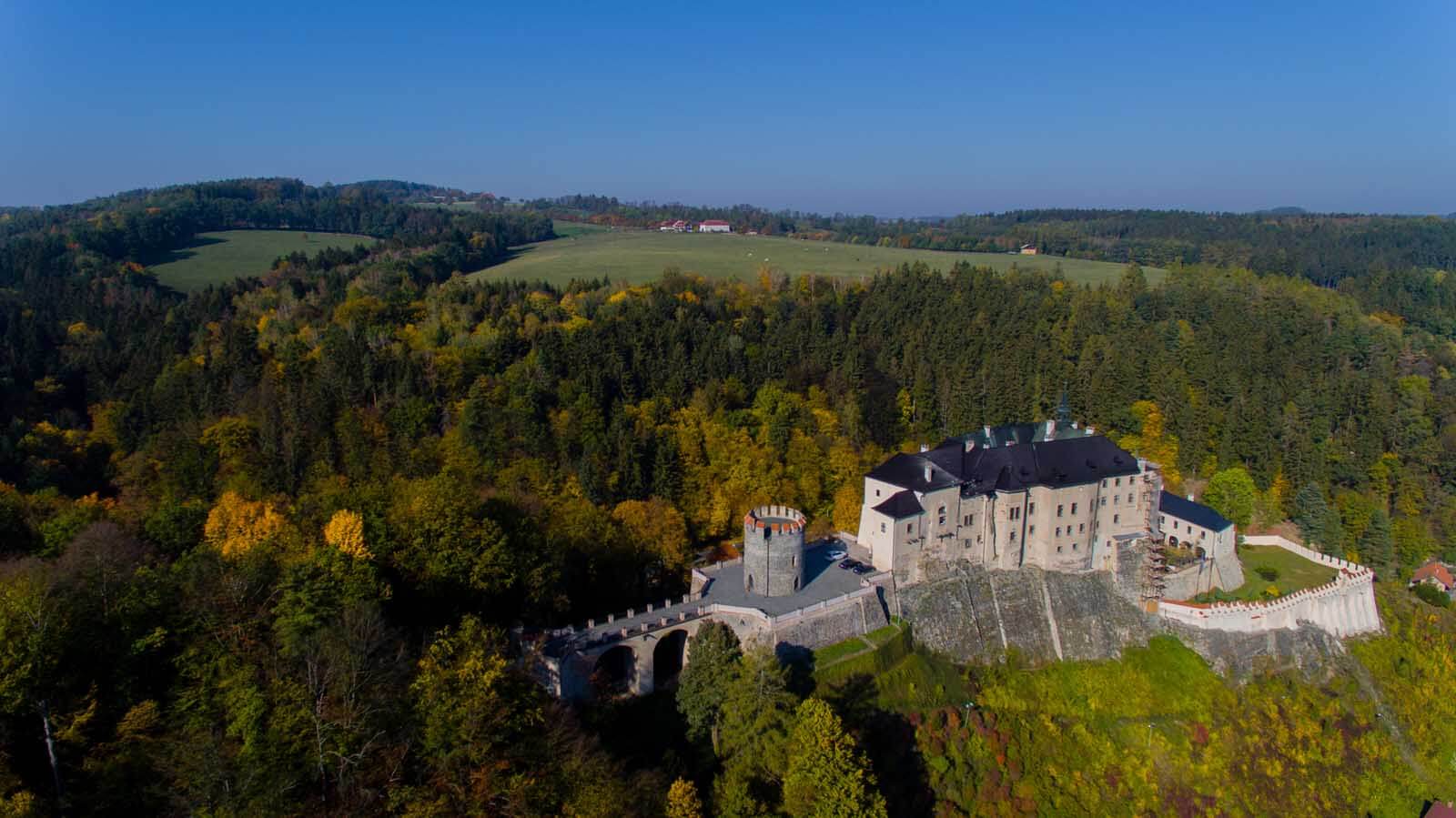 Cesky Sternberk Castle in Central Bohemia