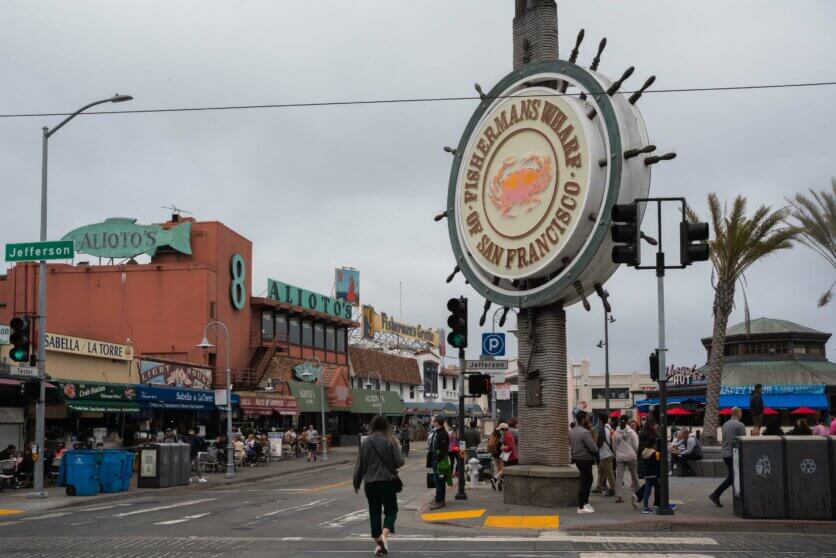 Checking out Fisherman's Wharf in San Francisco California