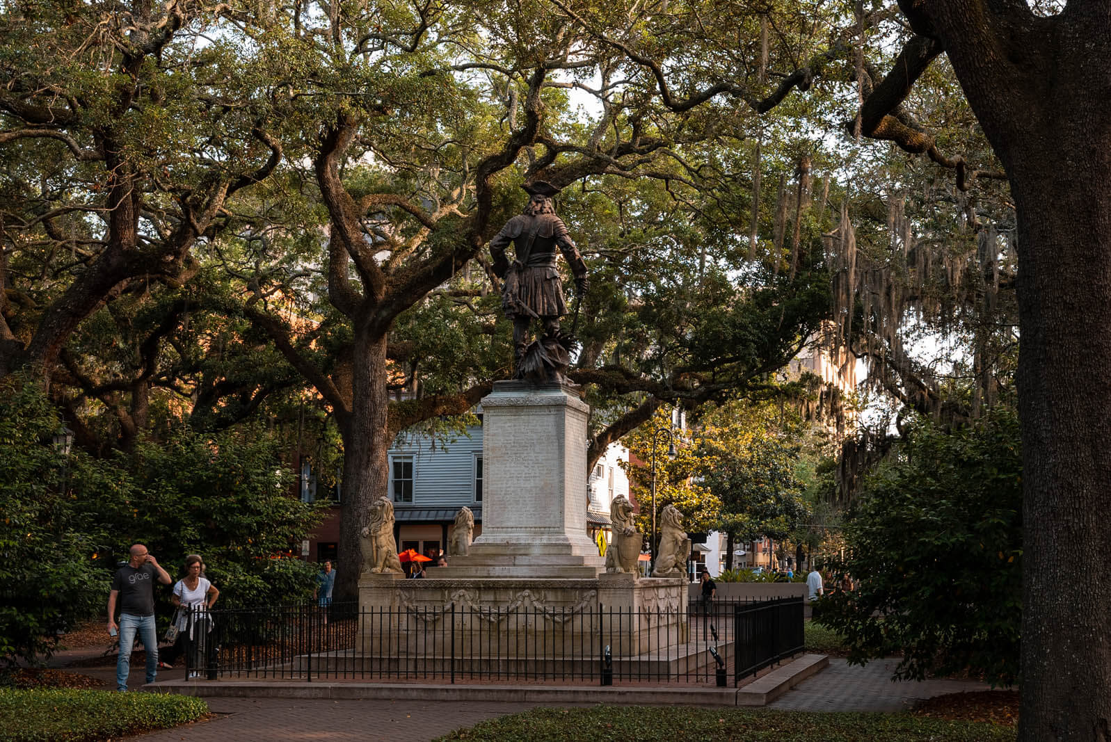 Chippewa Square in Savannah Georgia