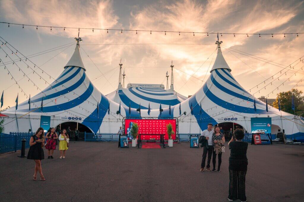 Cirque du Soleil ECHO at Tysons Mall in Fairfax County Virginia