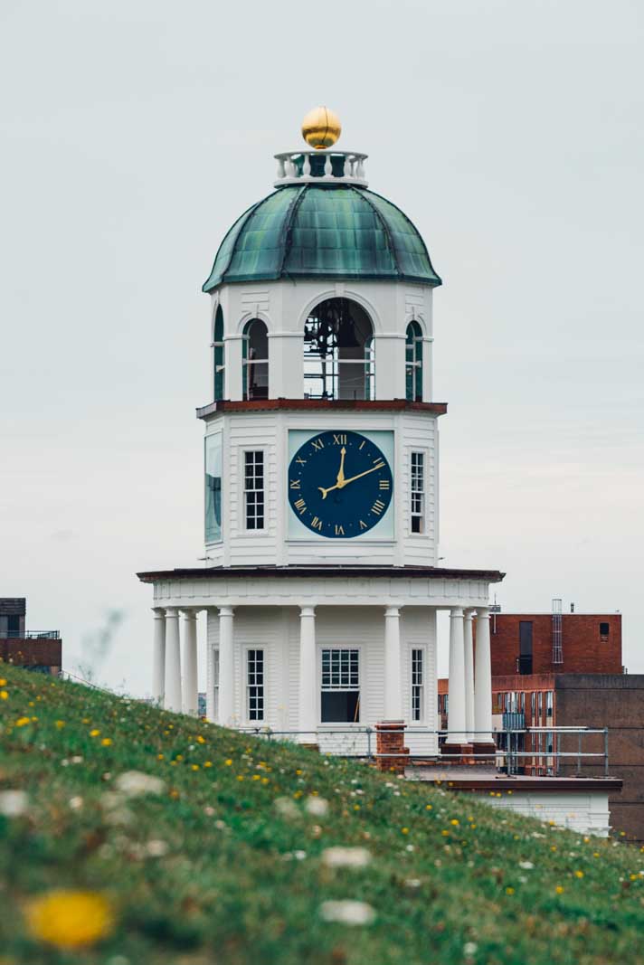 clock on Citadel Hill in Halifax