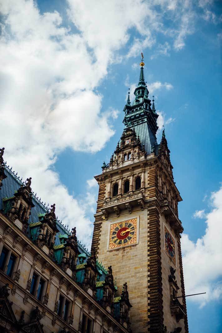 City Hall in Hamburg Germany