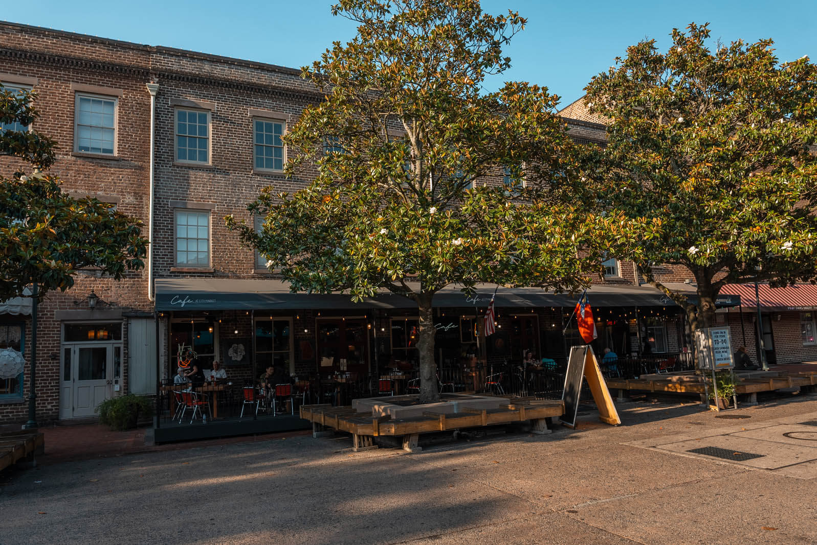 City Market in Savannah on St Julian Street