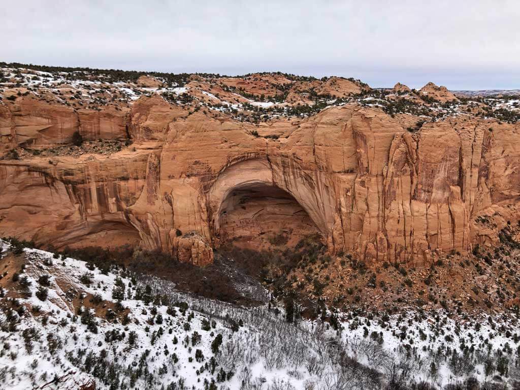 The Cliff dwellings at the navajo national monument