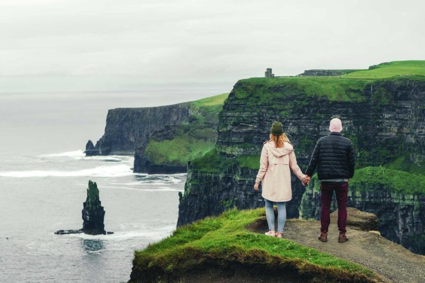 Overlooking the majestic Cliffs of Moher