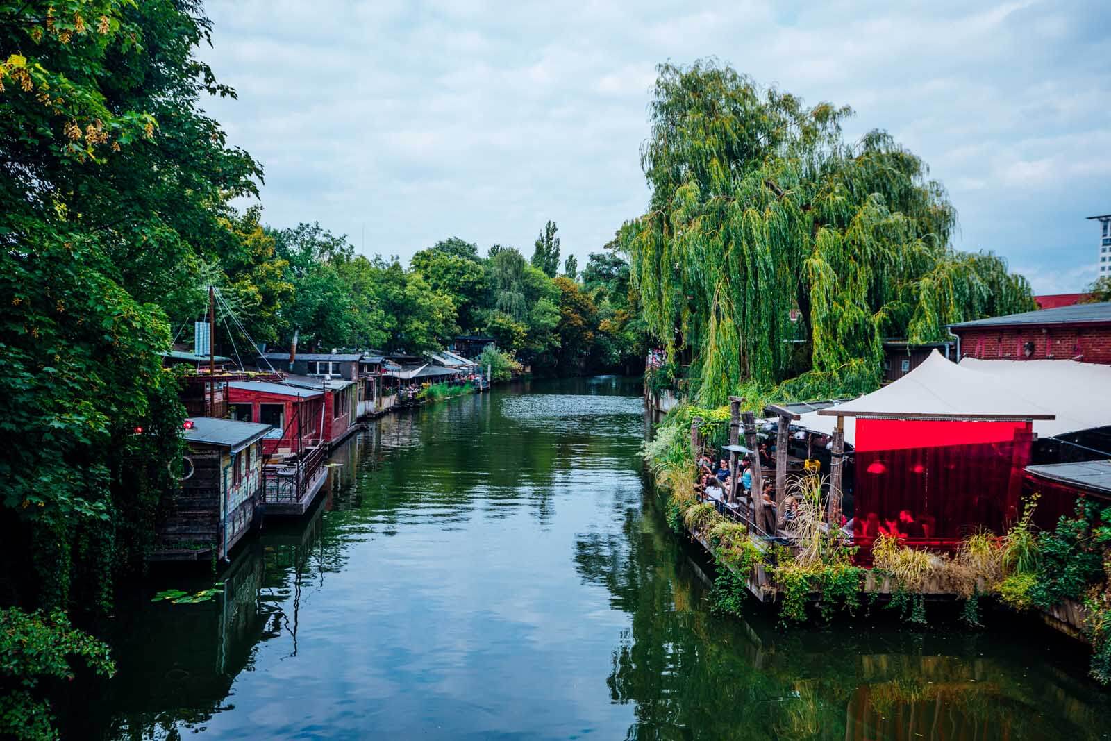 Club Der Visionaere on the canal in Berlin