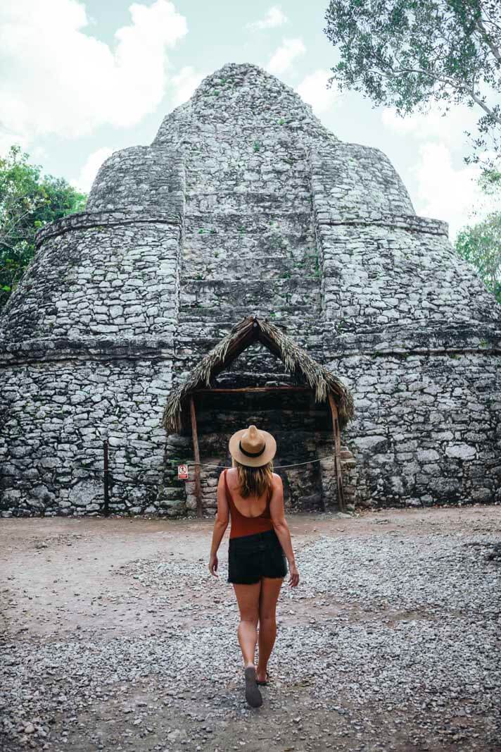 Coba Ruins near Tulum in Mexico