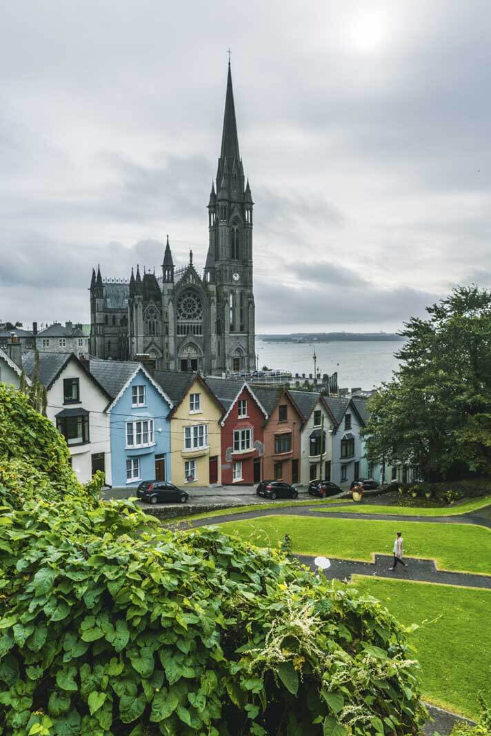 Deck of Cards colorful homes in Cobh Ireland