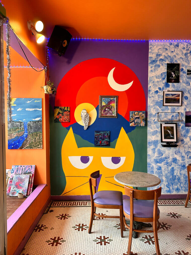 Colorful-interior-at-Koffee-Kat-Espresso-Bar-in-Plattsburgh-New-York
