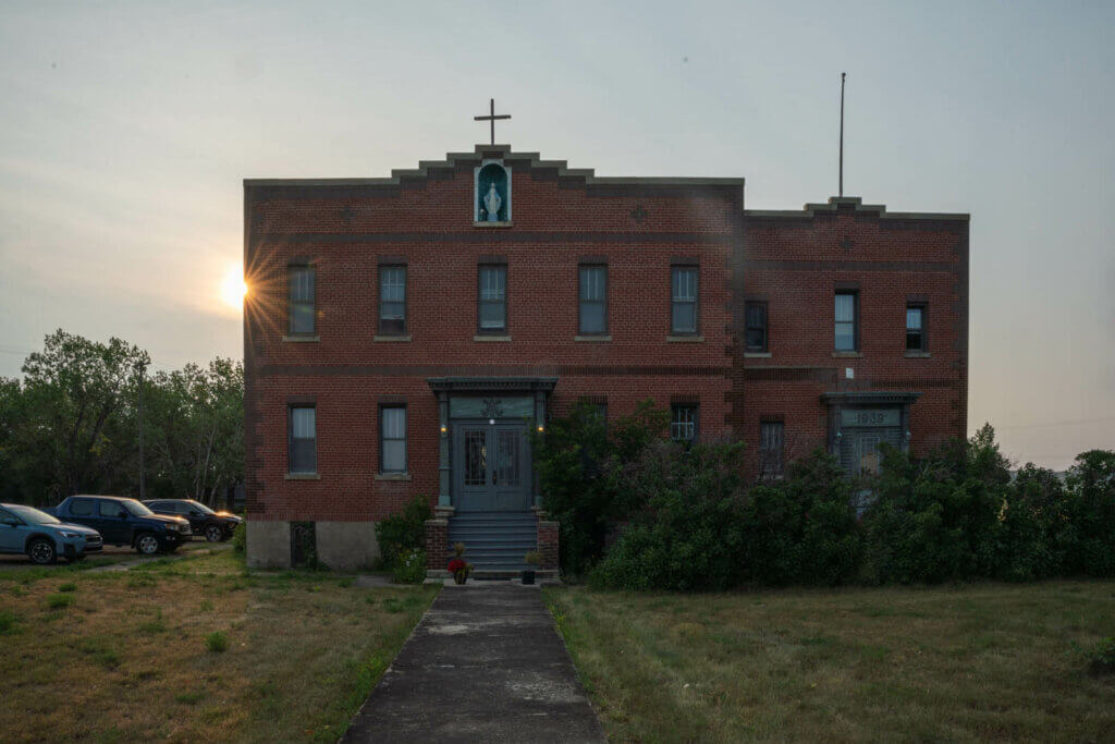Convent Inn in Val Marie Saskatchewan near the entrance of Grasslands National Park West Block
