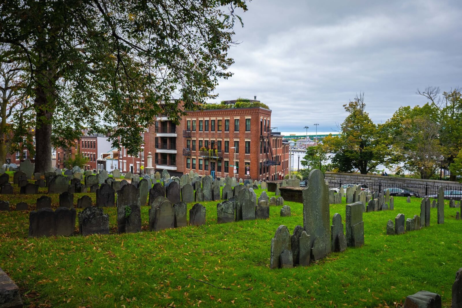 Copps Hill Burying Ground in Bostons North End on the Freedom Trail